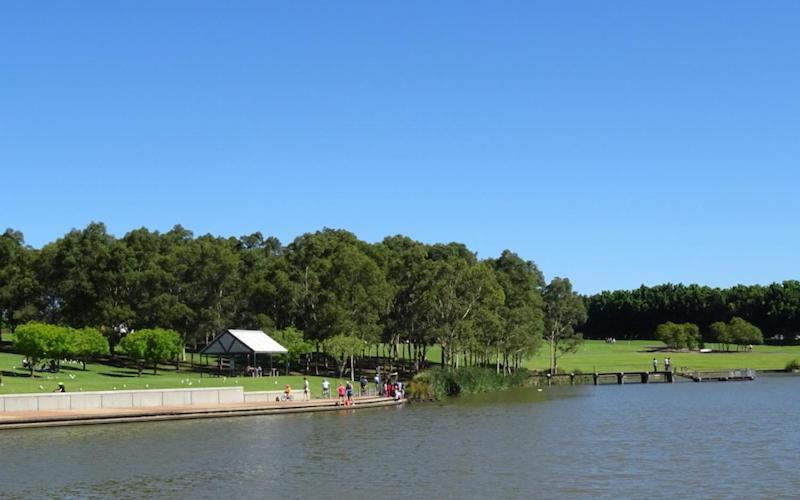 Park-City View In Sydney Olympic Park Exterior photo